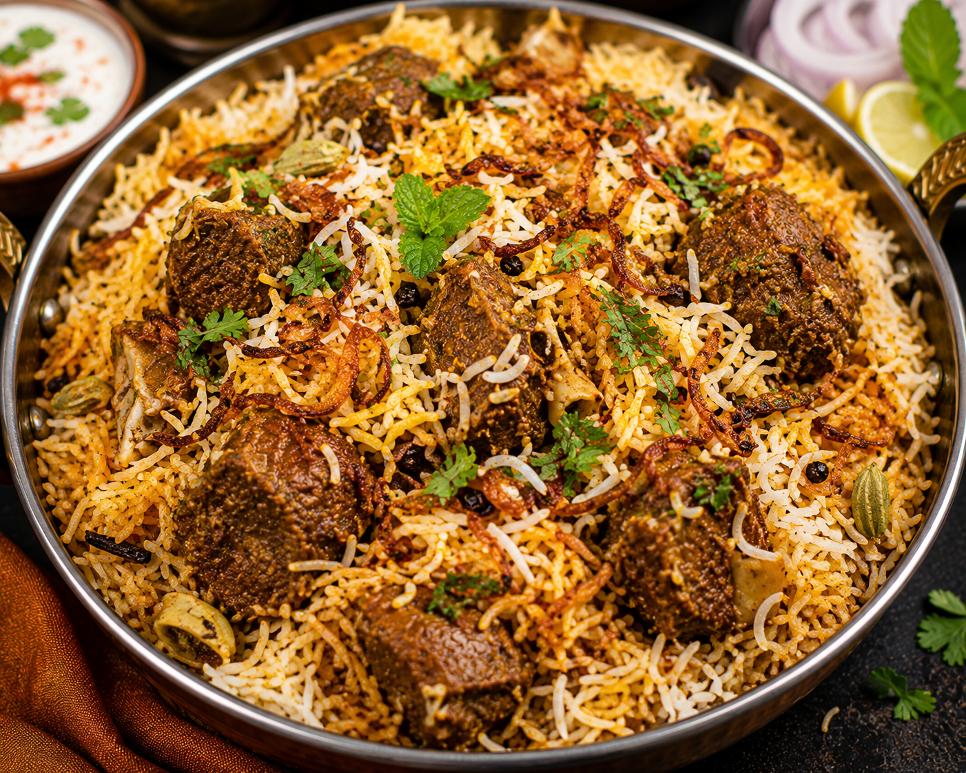 Mughlai Gosht Biryani